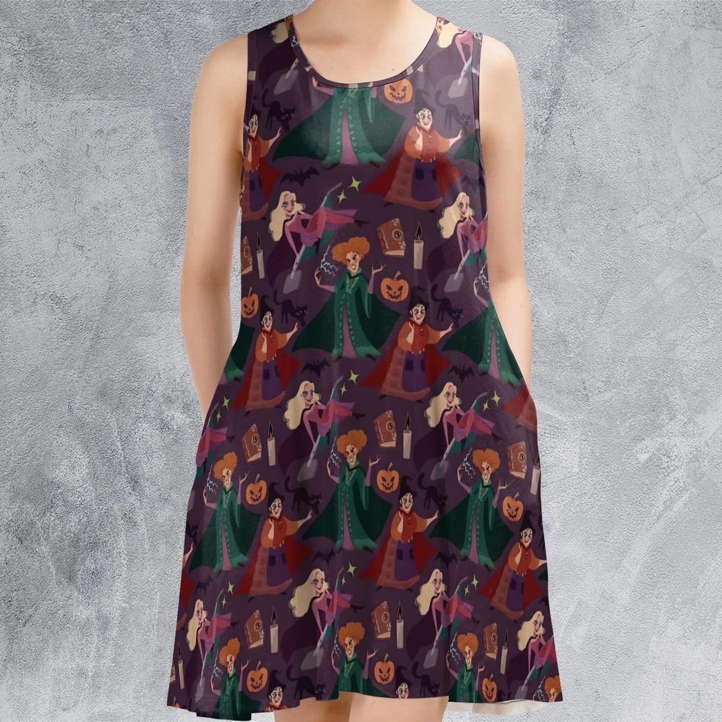 Casual Sleeveless Dress - 4HUBCA1N