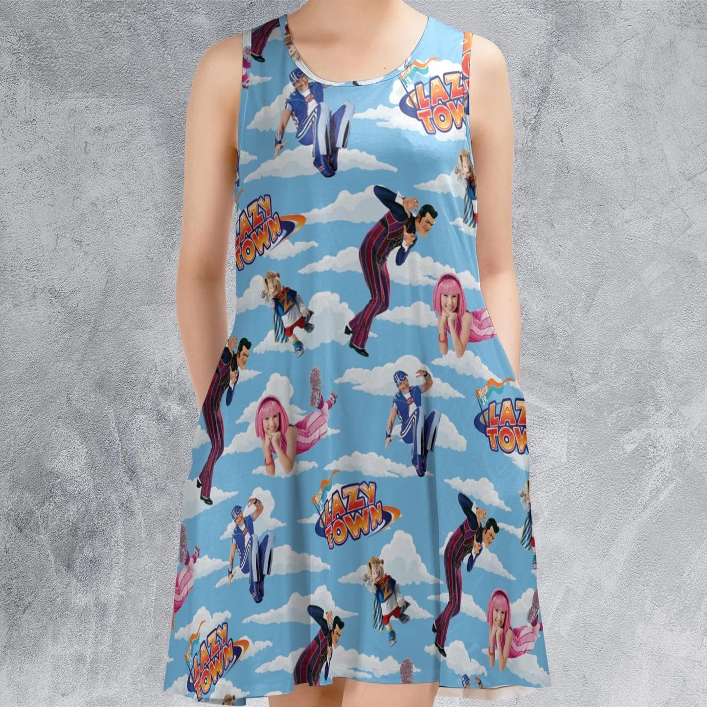 Casual Sleeveless Dress - 8FN4GGPB