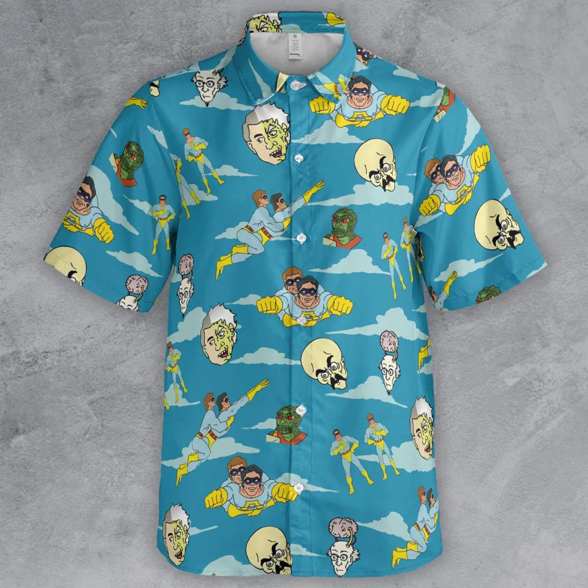 Short Sleeve Button Shirt - NWSHZSKY
