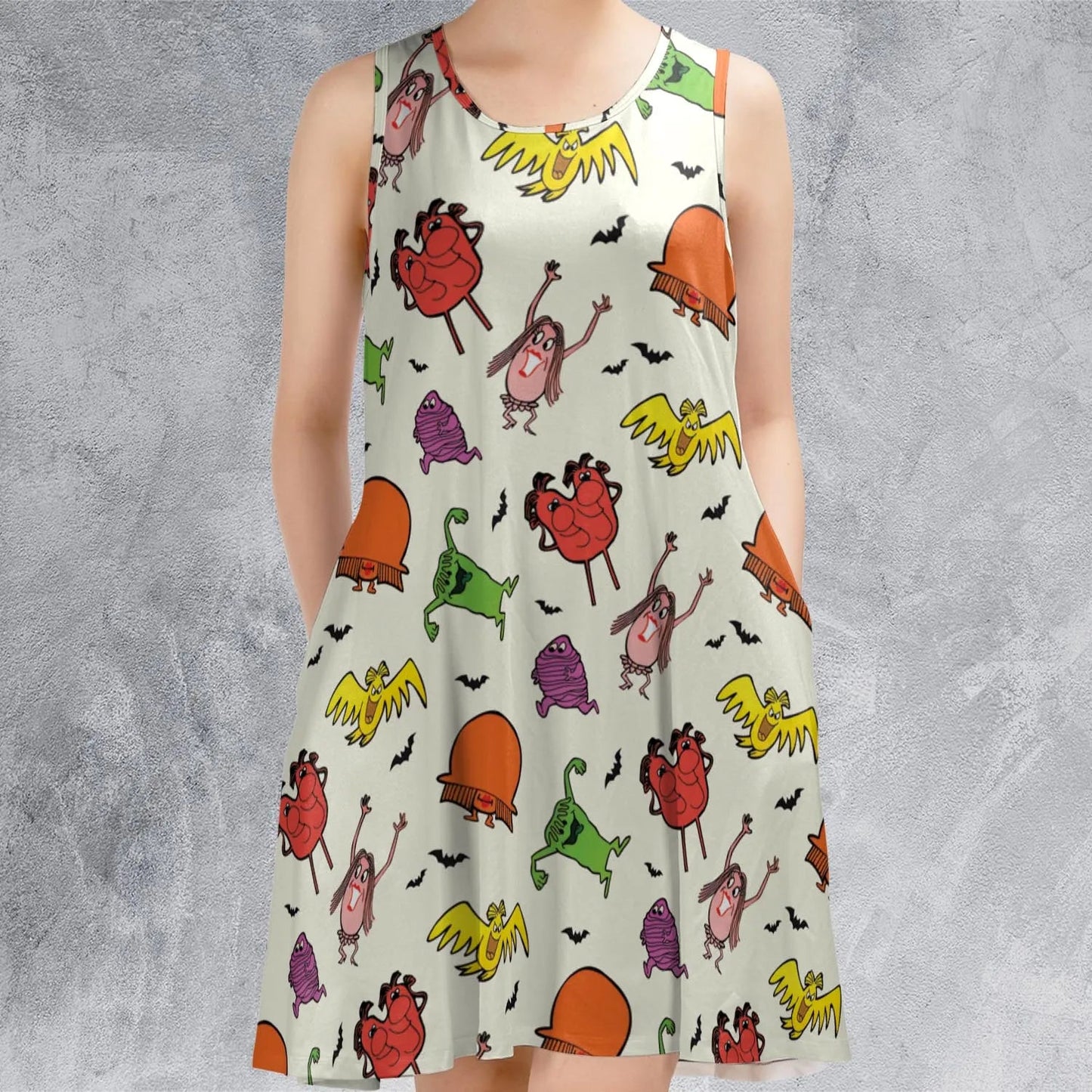 Casual Sleeveless Dress - ATCFA9YE