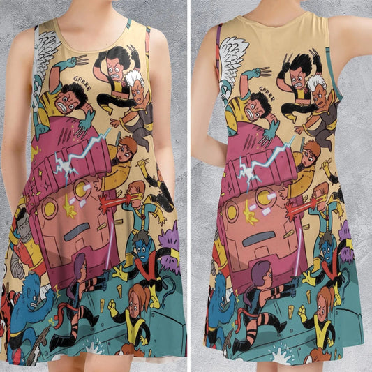 Casual Sleeveless Dress - 2XKF1S5G