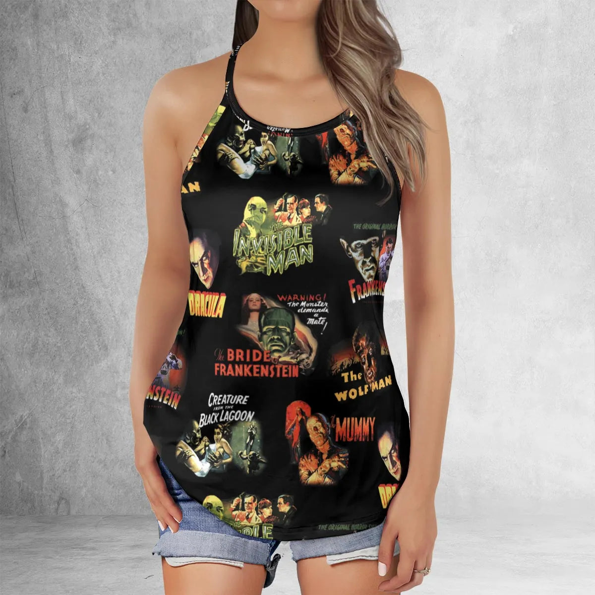 Lattice Back Tank Top - K6JQFXYB