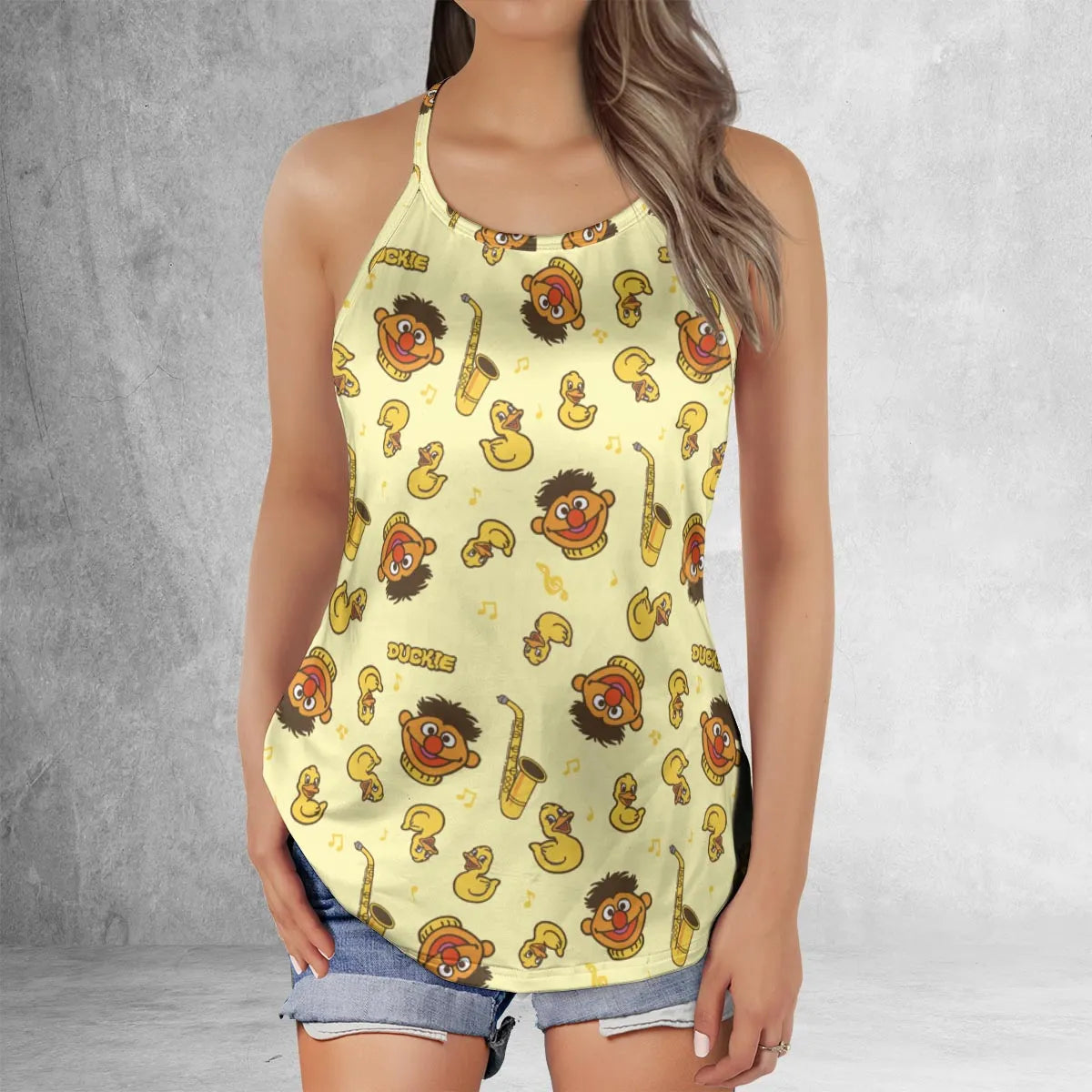 Lattice Back Tank Top - 15EV8ZUH