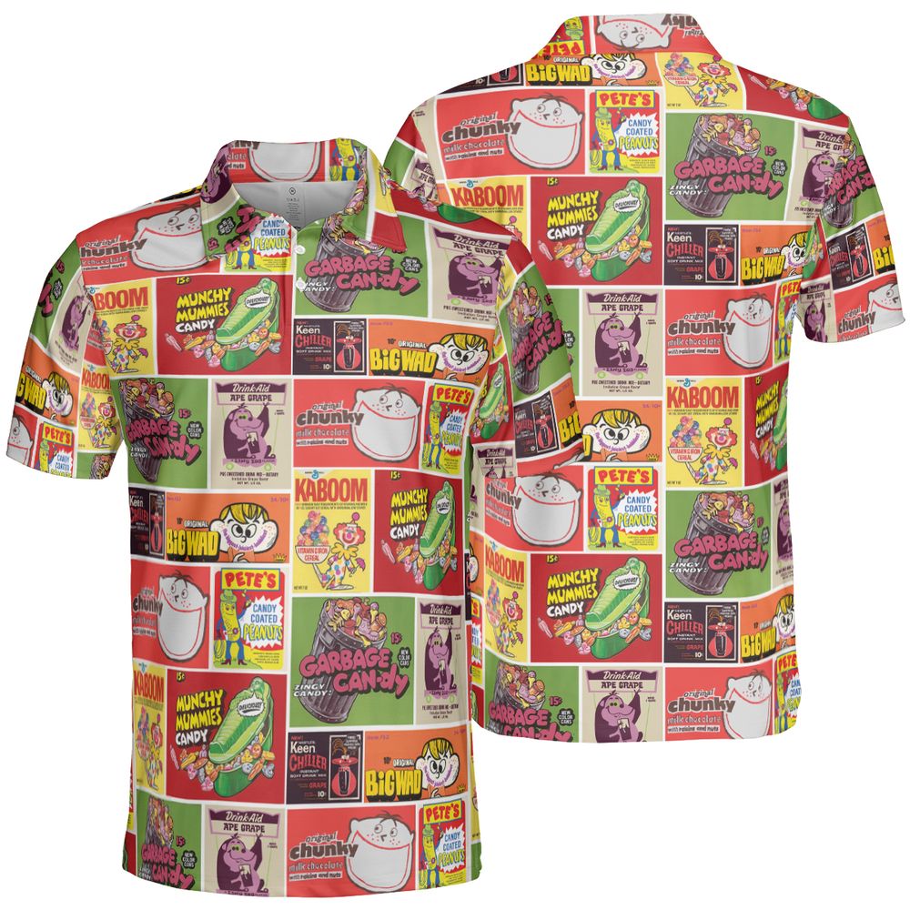 AOP Men/Women Polo Shirt - QTNEA2CD -  - 2