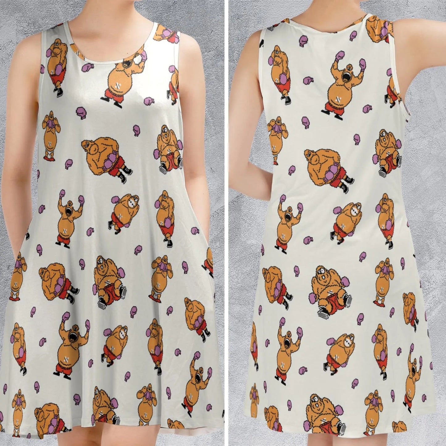 Casual Sleeveless Dress - HAA9ZMVE
