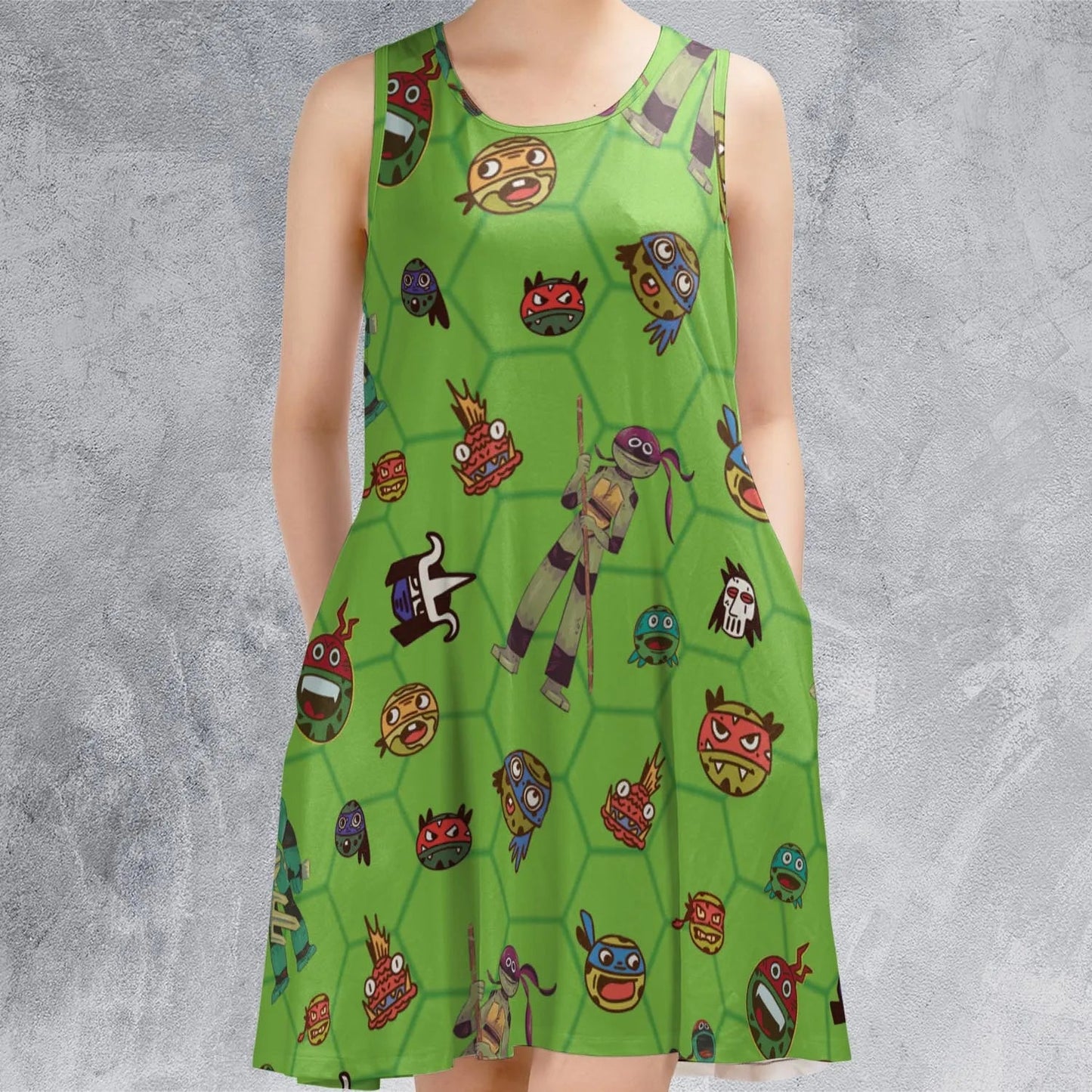 Casual Sleeveless Dress - Q8563NNF