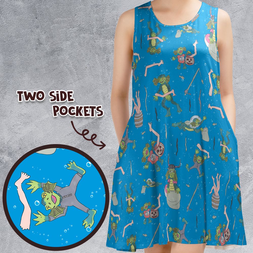 Sleeveless Dress - E2K3LTNE -  - 1