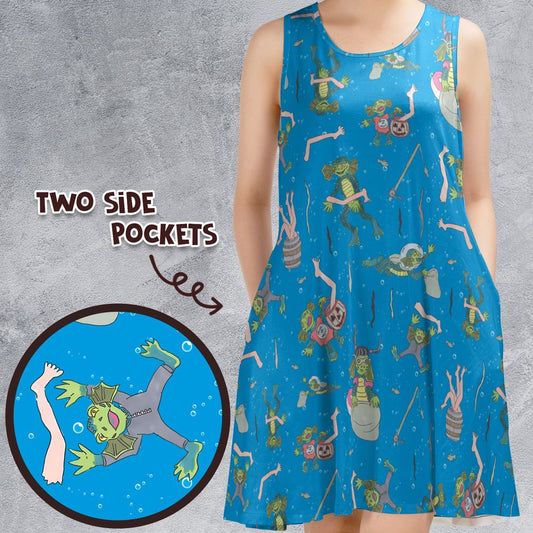 Sleeveless Dress - E2K3LTNE -  - 1