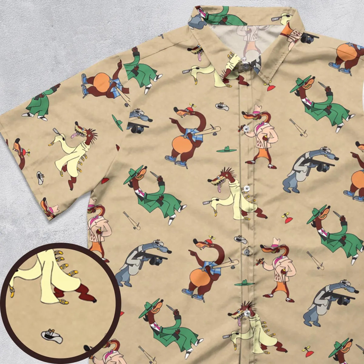 Short Sleeve Button Shirt - YD78H5NT