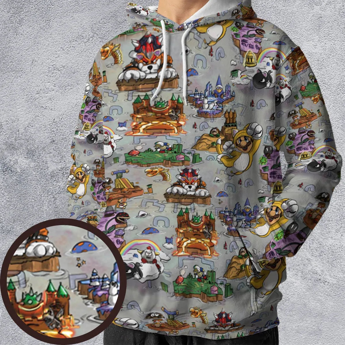 Full Print Hoodie - XP2BK1UR