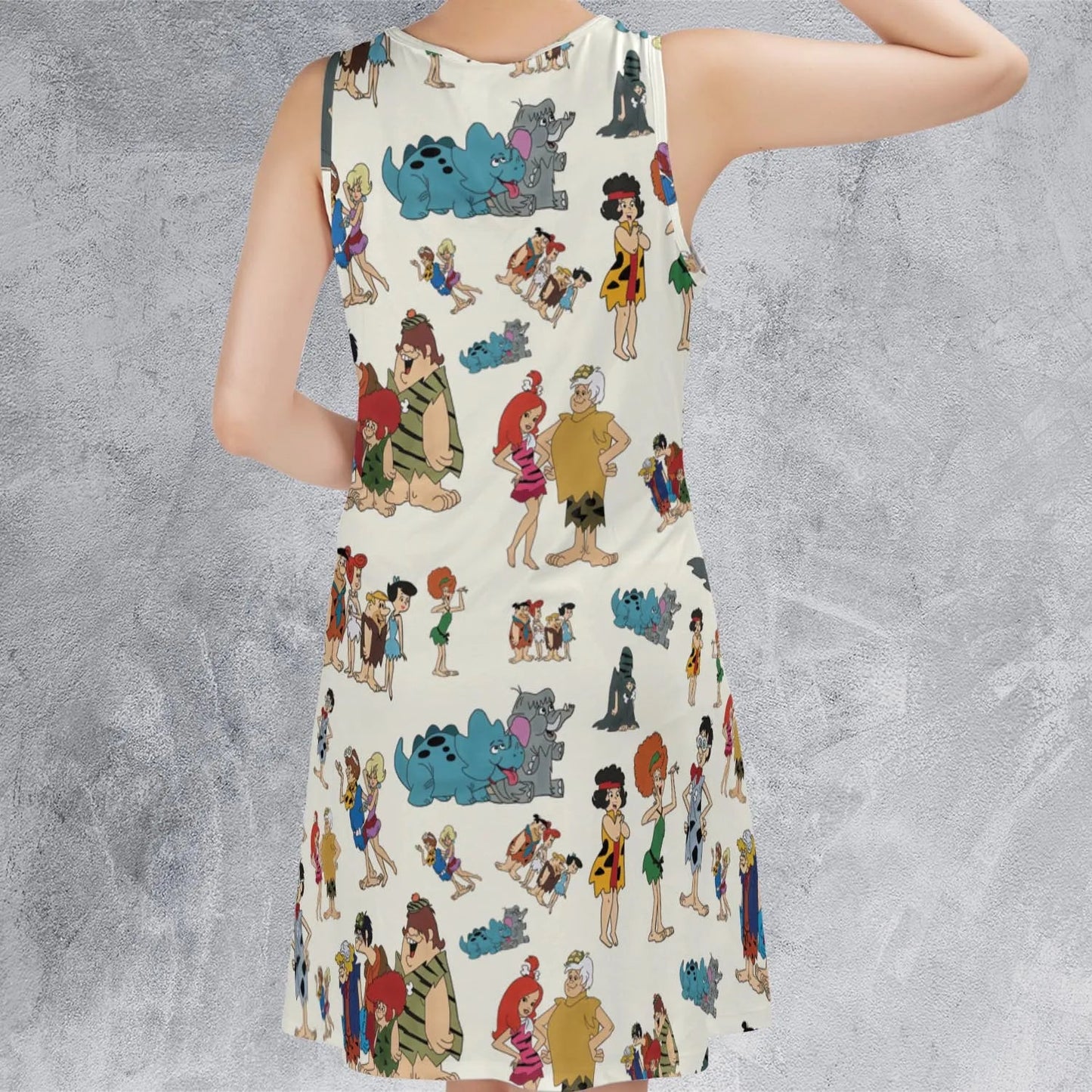 Casual Sleeveless Dress - 85YSG3T8