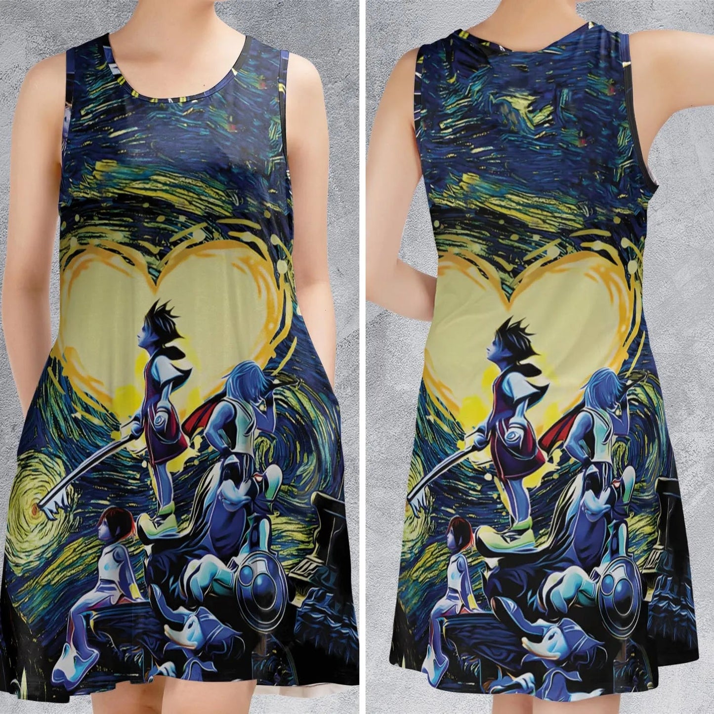 Casual Sleeveless Dress - MYTQZYFE