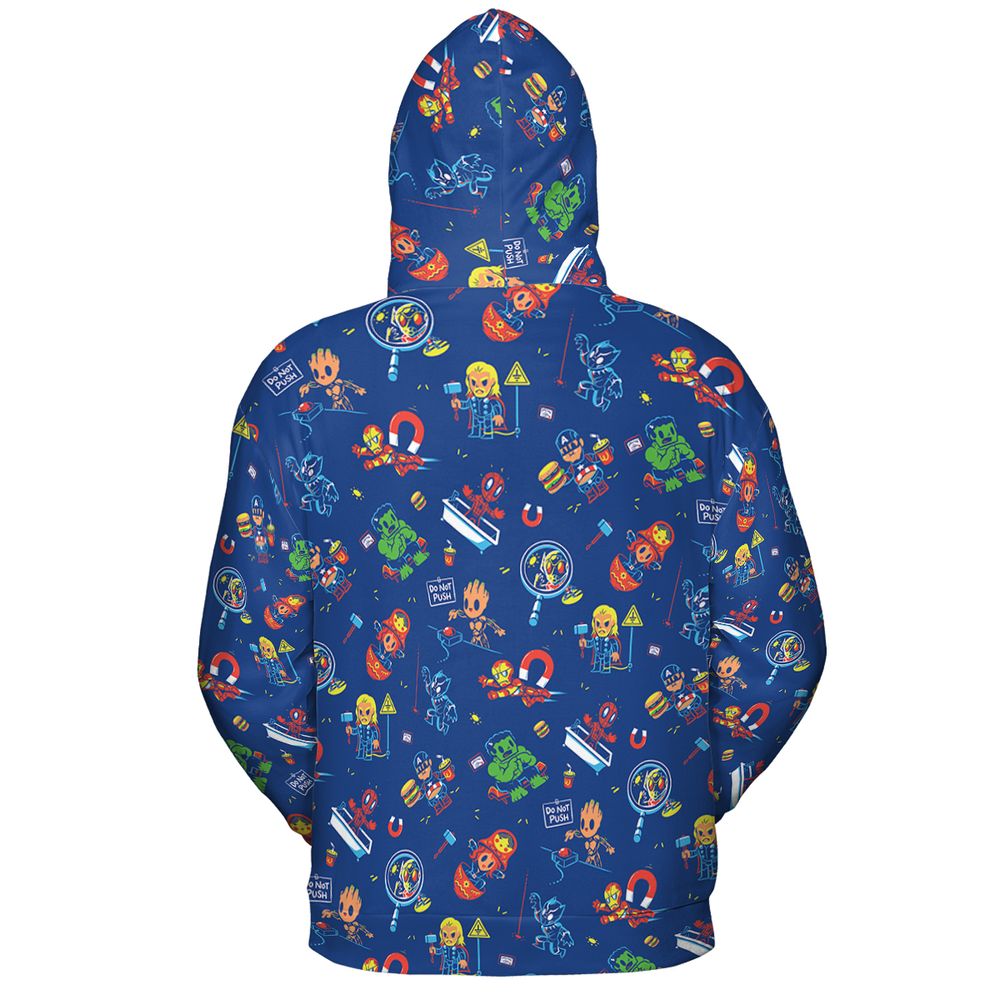 All-over Print Hoodie - KDXMDRWX -  - 4