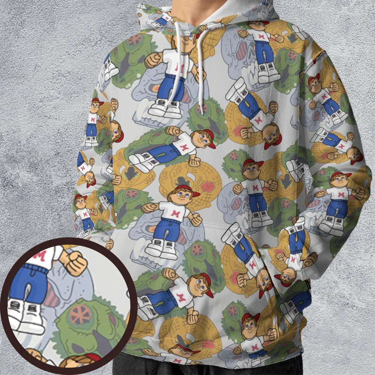 Full Print Hoodie - 7E7M68Y2