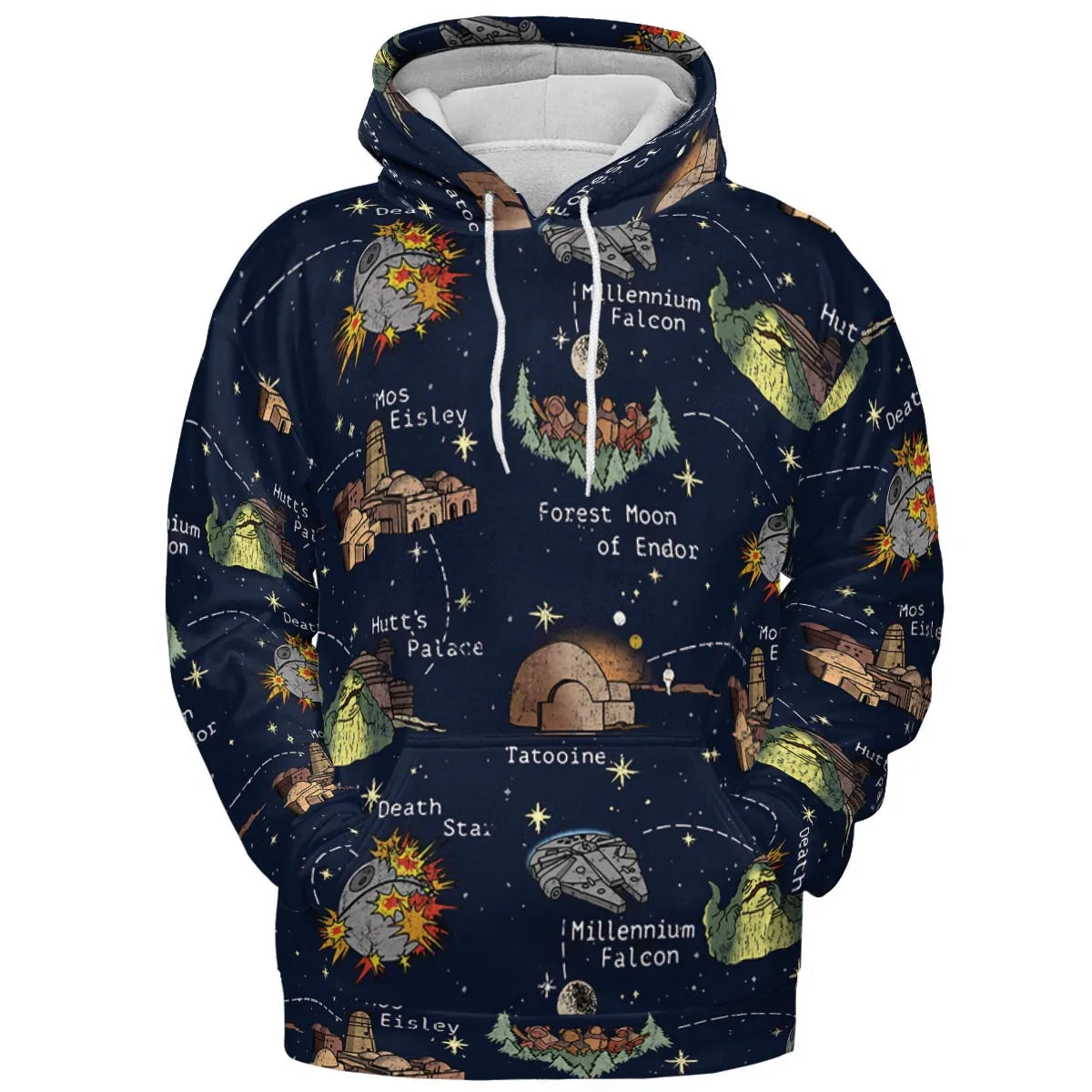 Full Print Hoodie - BK4QE3SY