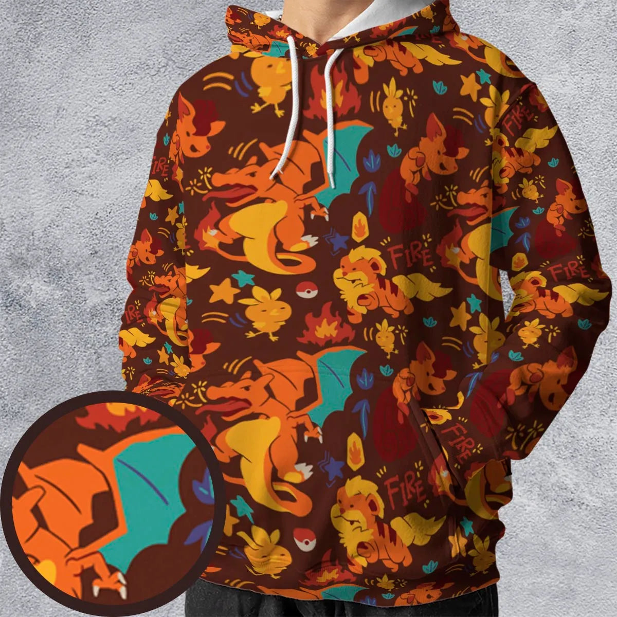 Full Print Hoodie - BGBLUP1W