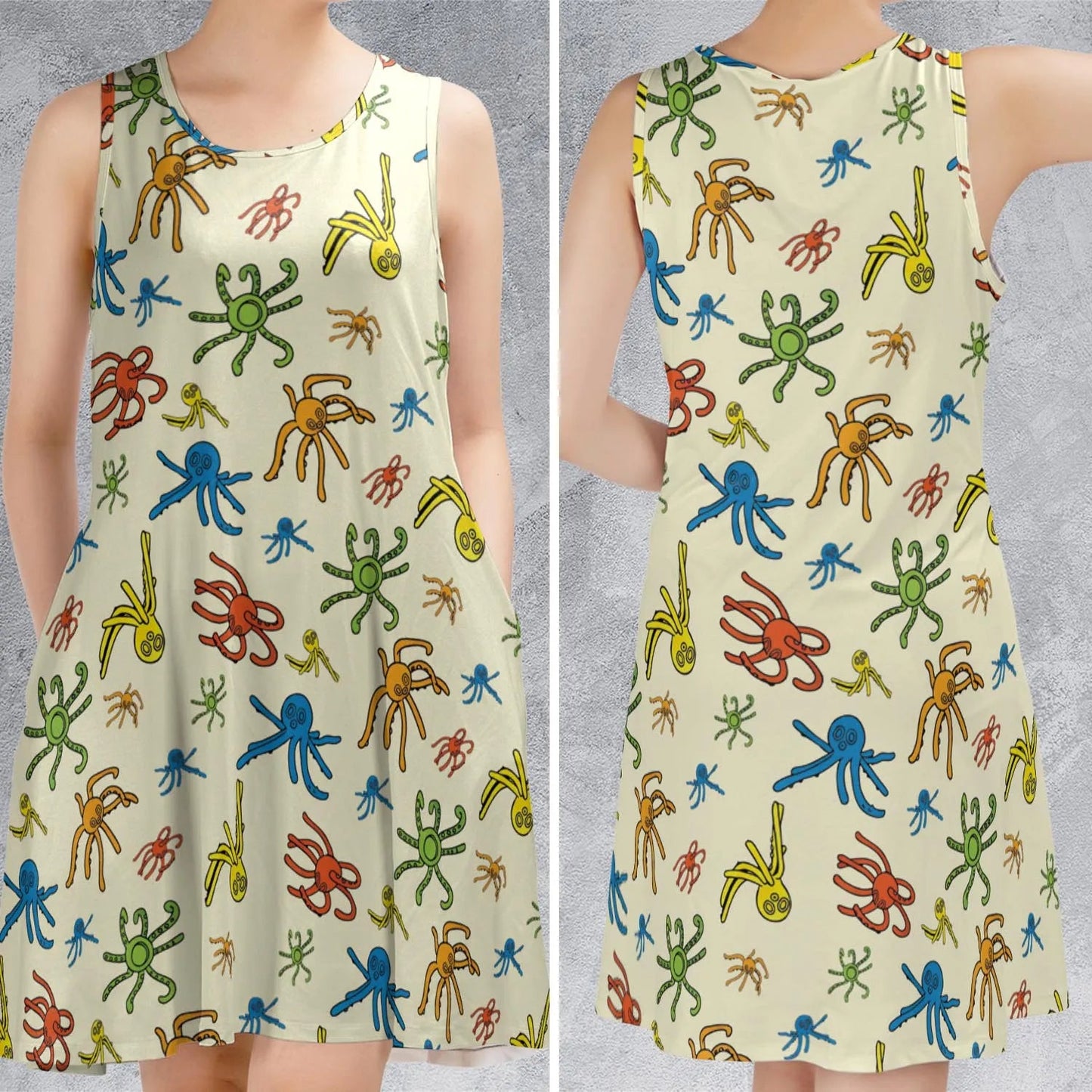 Casual Sleeveless Dress - ZMLHG121