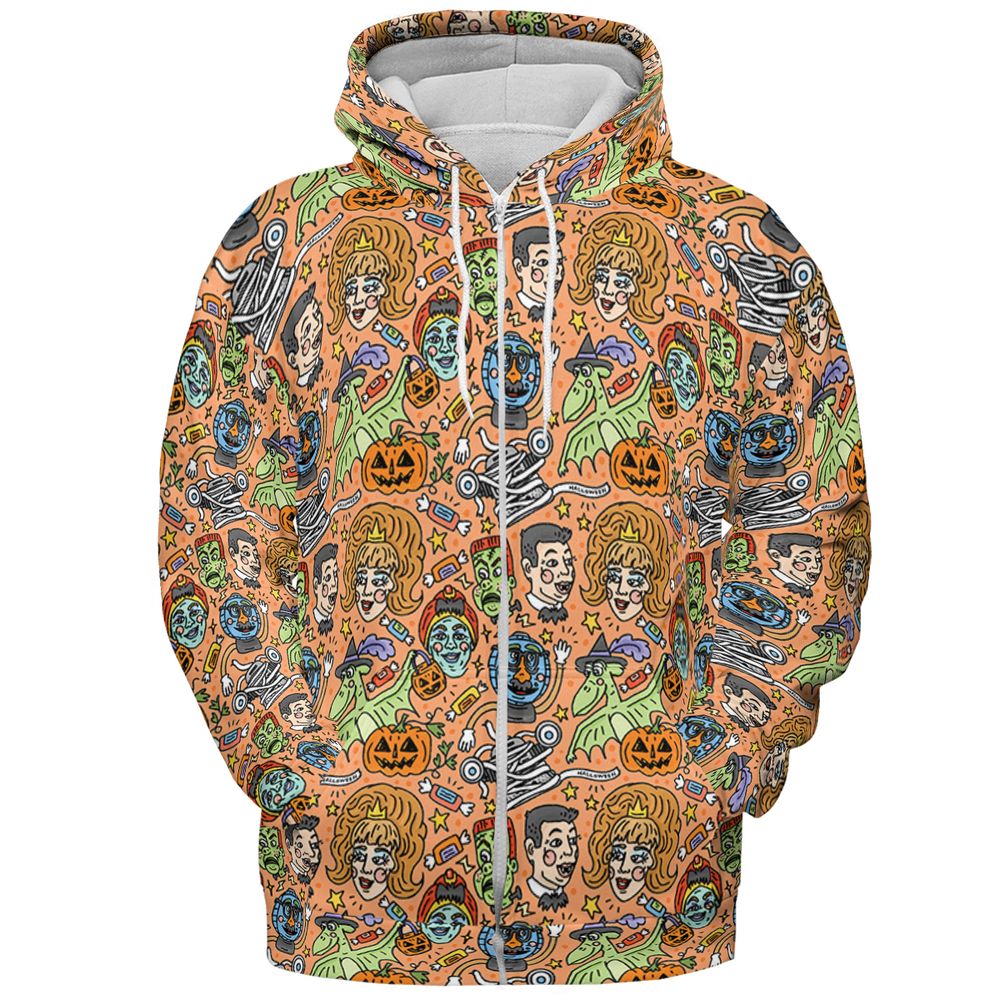 All-over Print Hoodie - EKM85NQ7 -  - 3