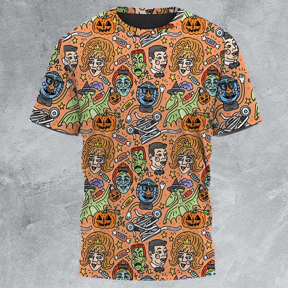 All-Over Print Unisex T-Shirt - RWA26GP4 -  - 3