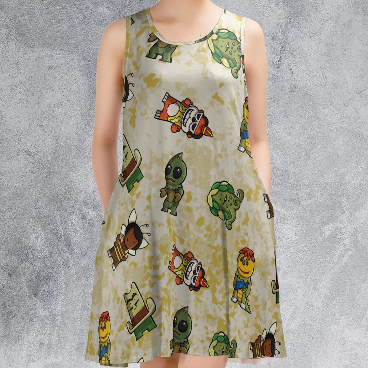 Casual Sleeveless Dress - 6HSX4JNM