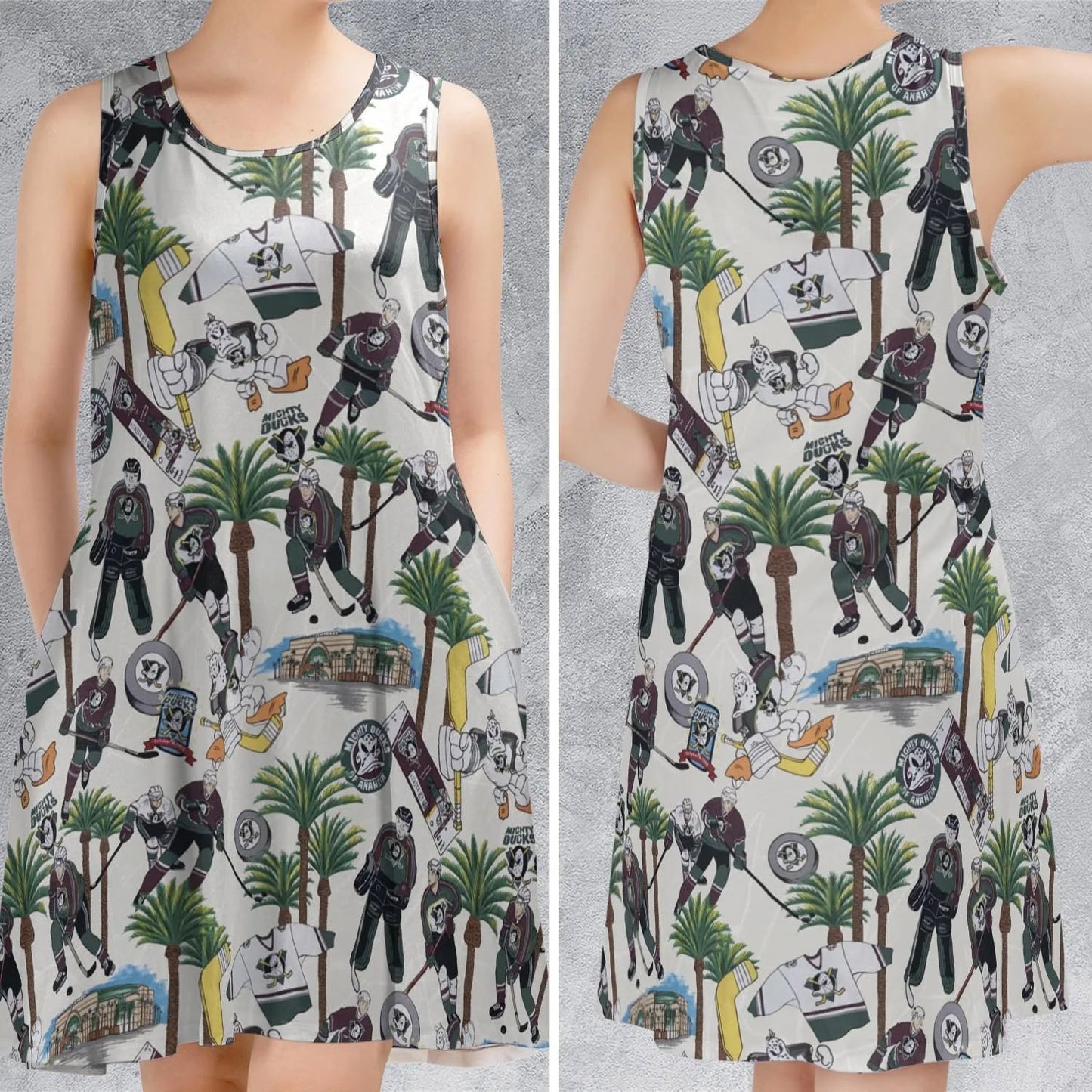 Casual Sleeveless Dress - K7SKVRV9