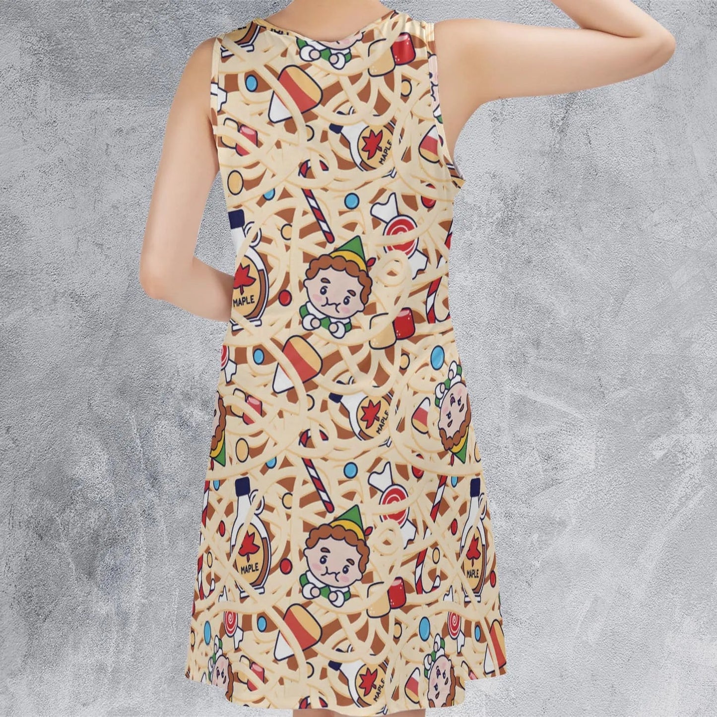 Casual Sleeveless Dress - HYPBJDGD