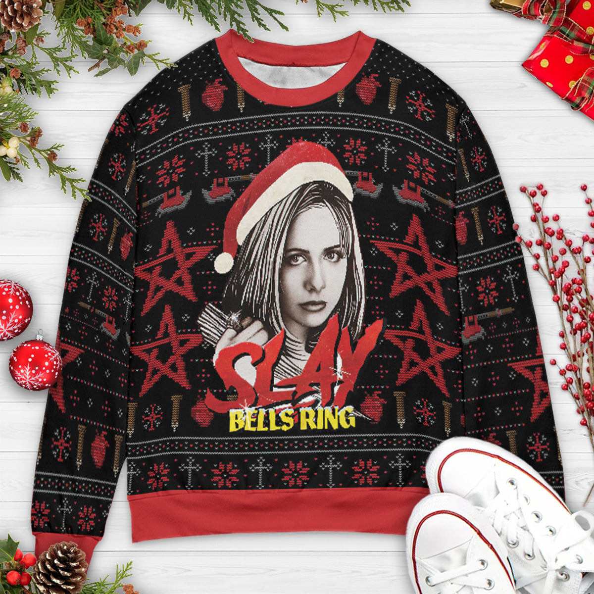Ugly Christmas Sweatshirt - 3PHDRUMH