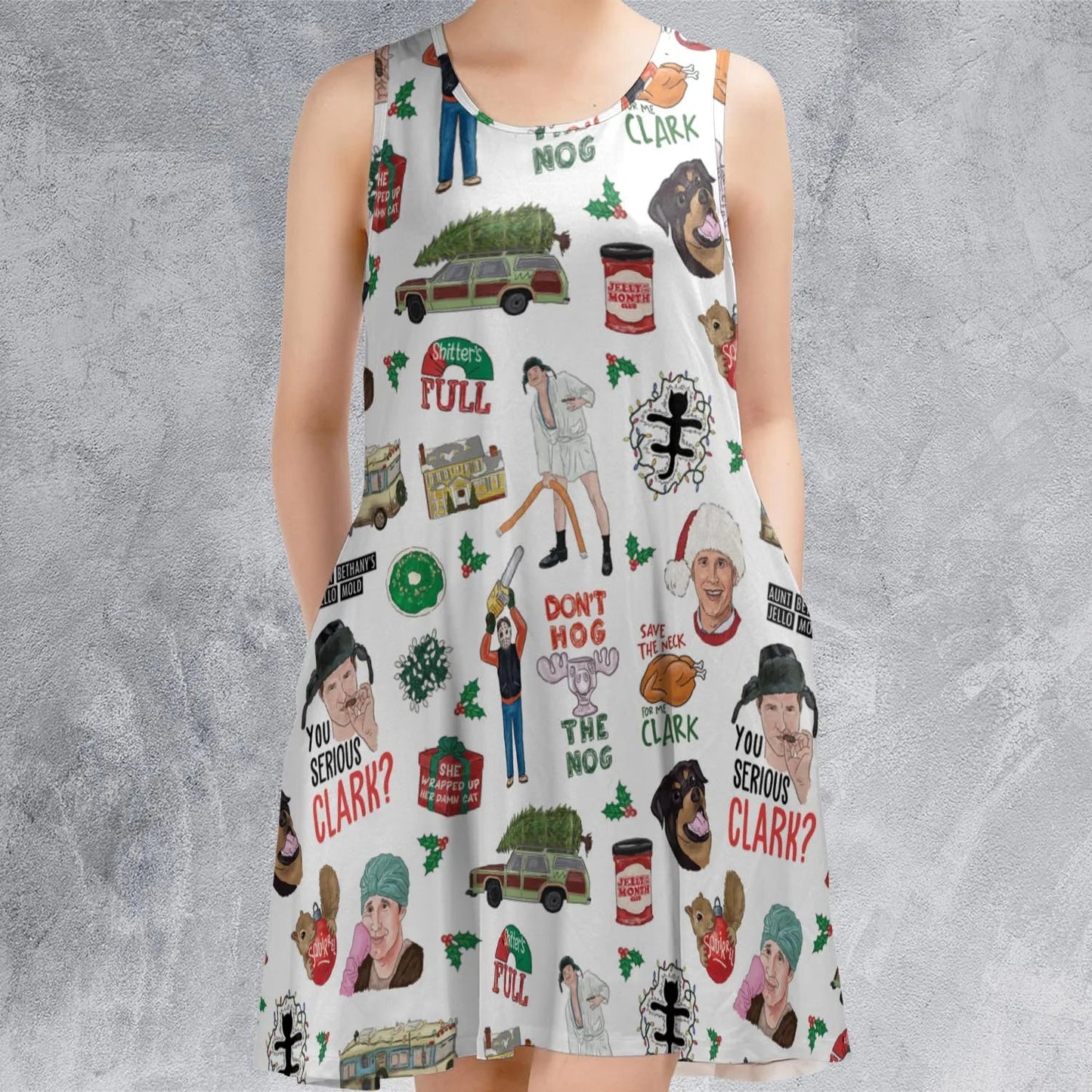 Casual Sleeveless Dress - 5HBKQKB6