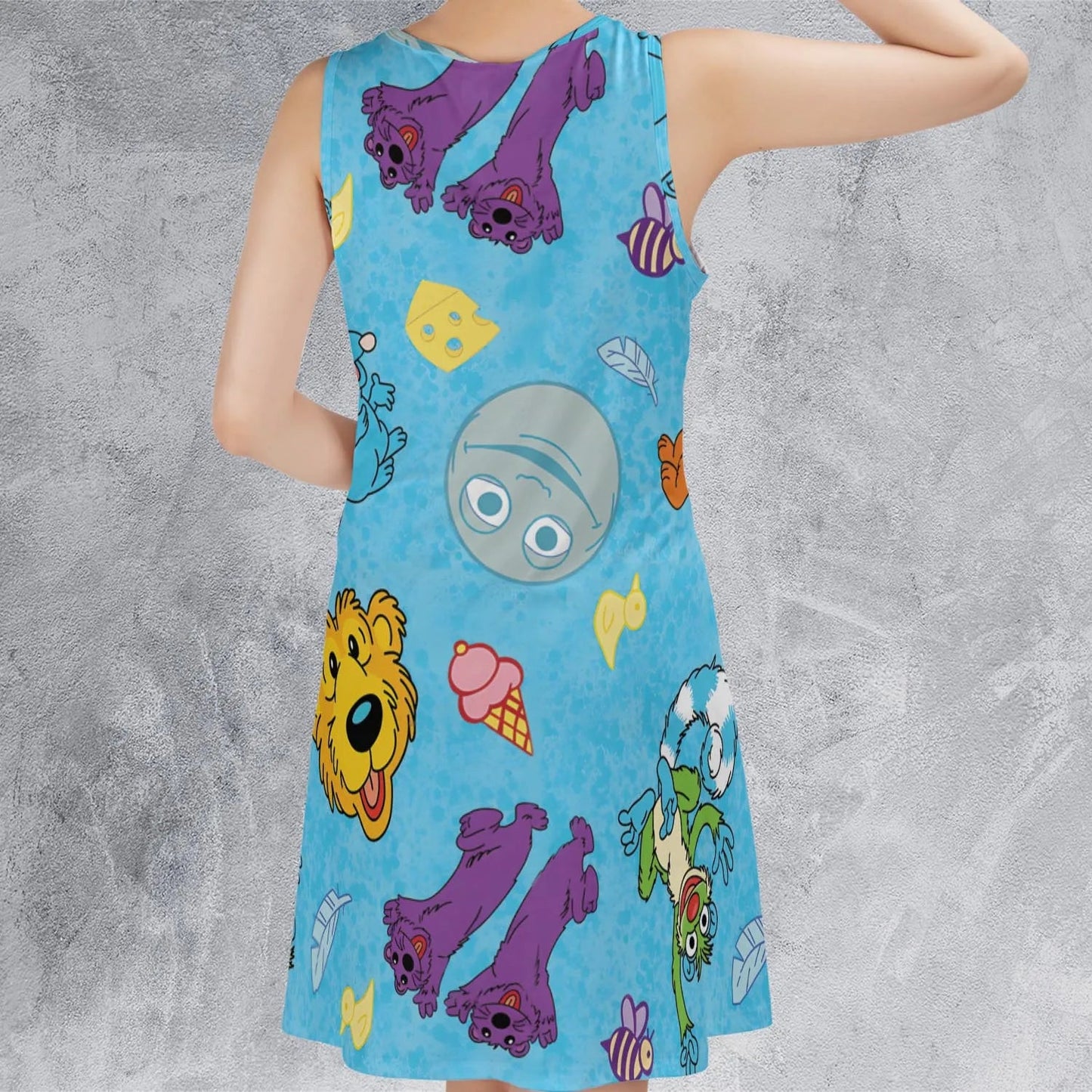 Casual Sleeveless Dress - KAJ56V4B
