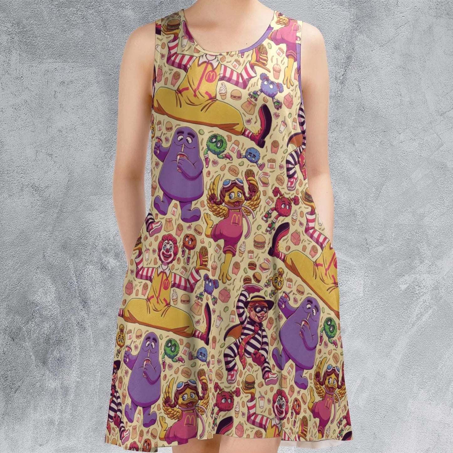 Casual Sleeveless Dress - PUAEZFJE