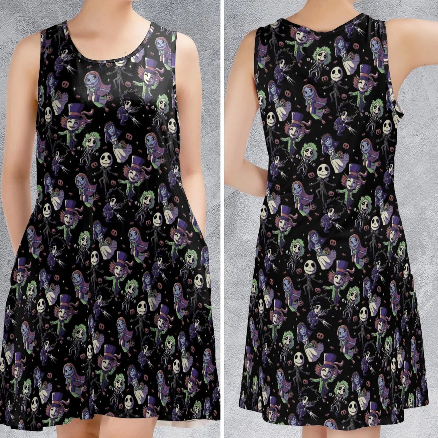 Casual Sleeveless Dress - 6M4NA5BB