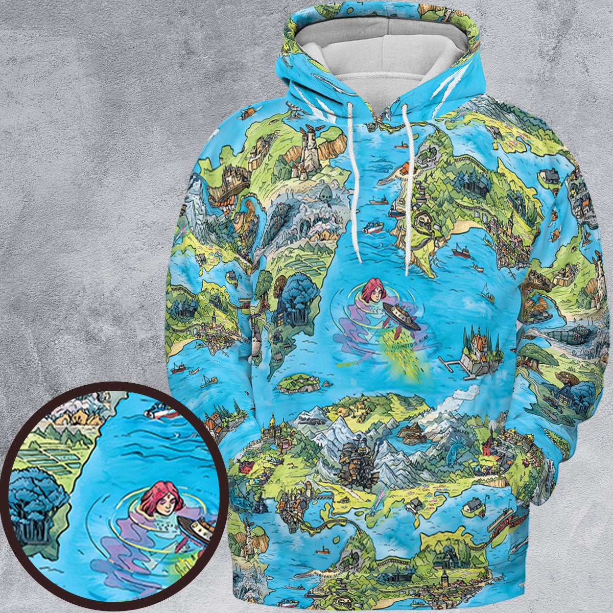 Full Print Hoodie - LR7JJ6RA