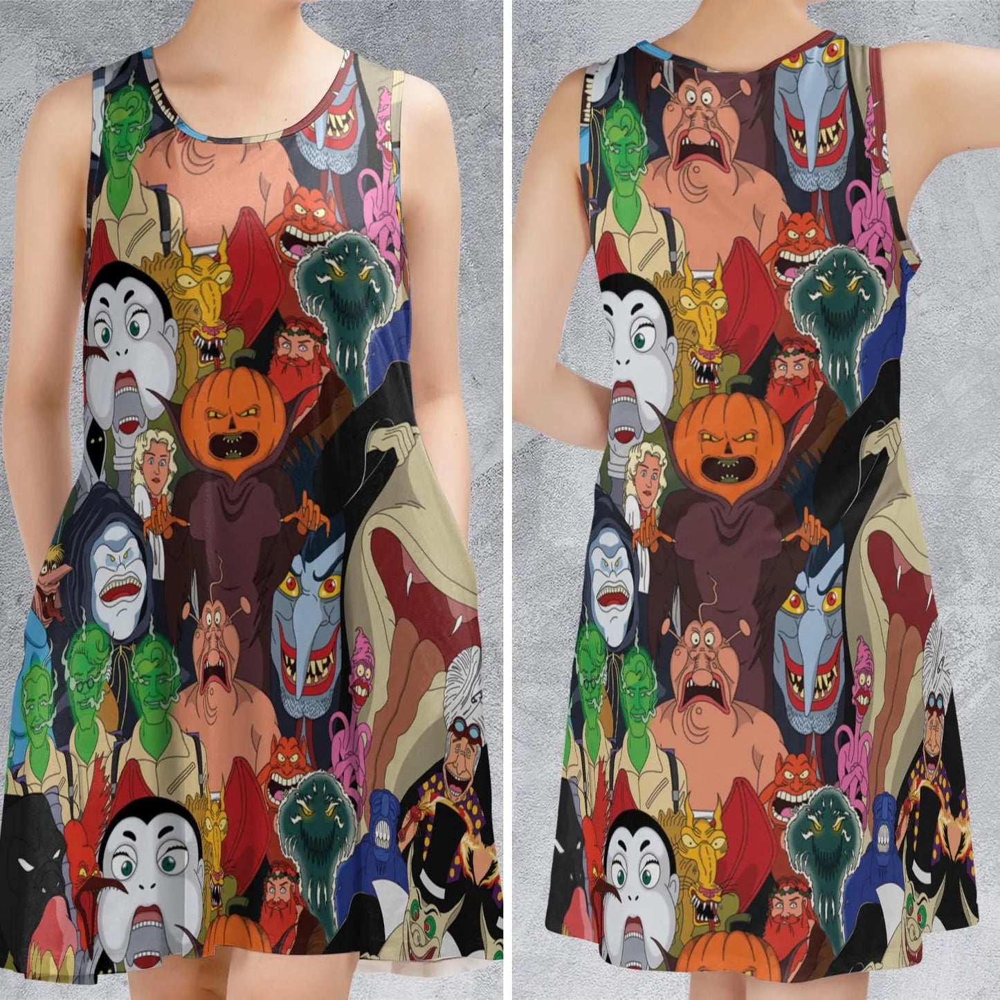 Casual Sleeveless Dress - RY449D8R