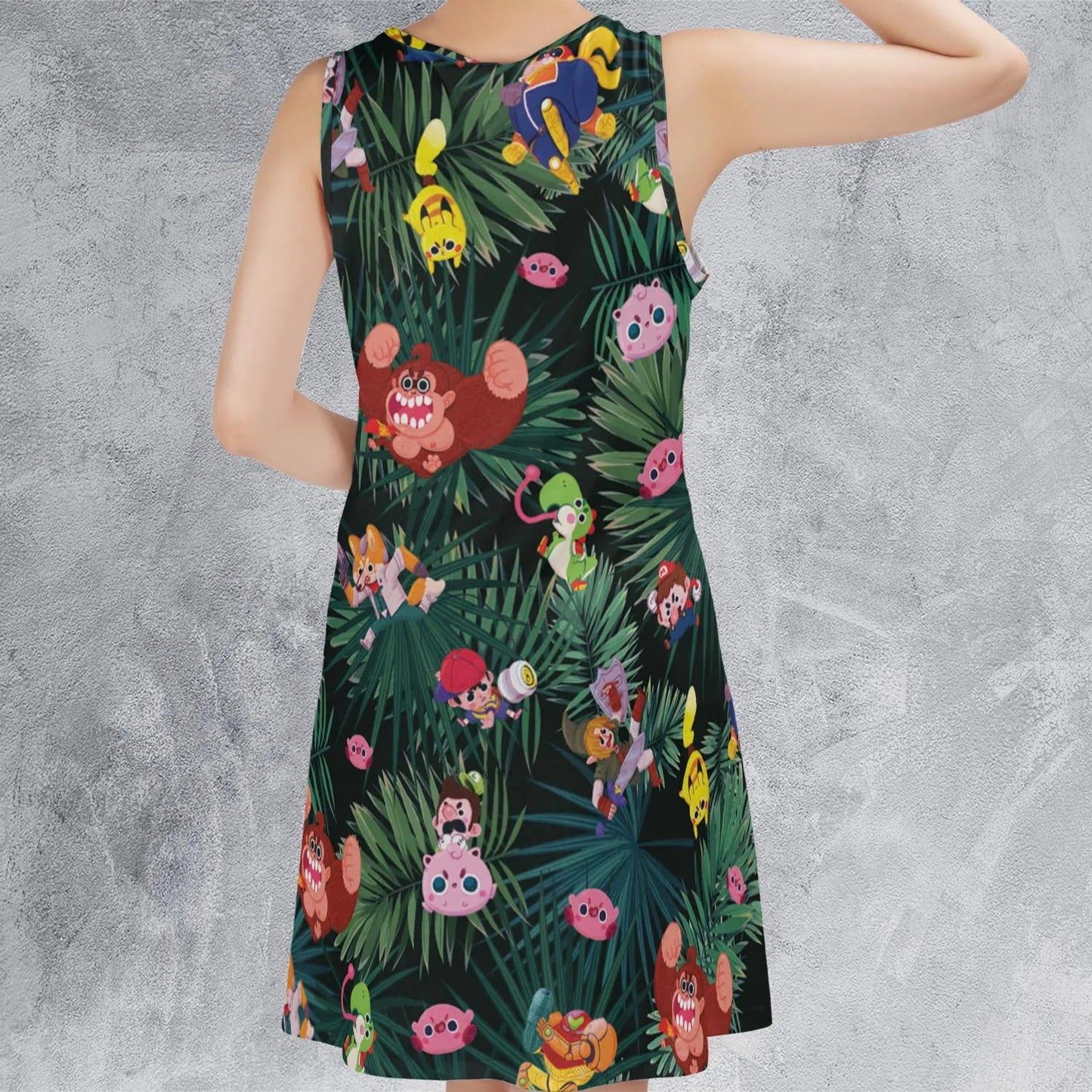 Casual Sleeveless Dress - RA9NPTD6