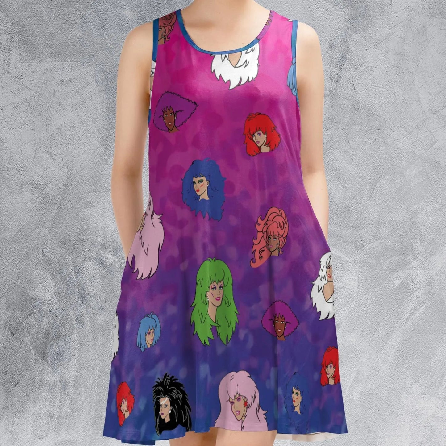 Casual Sleeveless Dress - 9J1ZDZPD