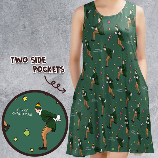 Sleeveless Dress - 9A6A56BJ -  - 1