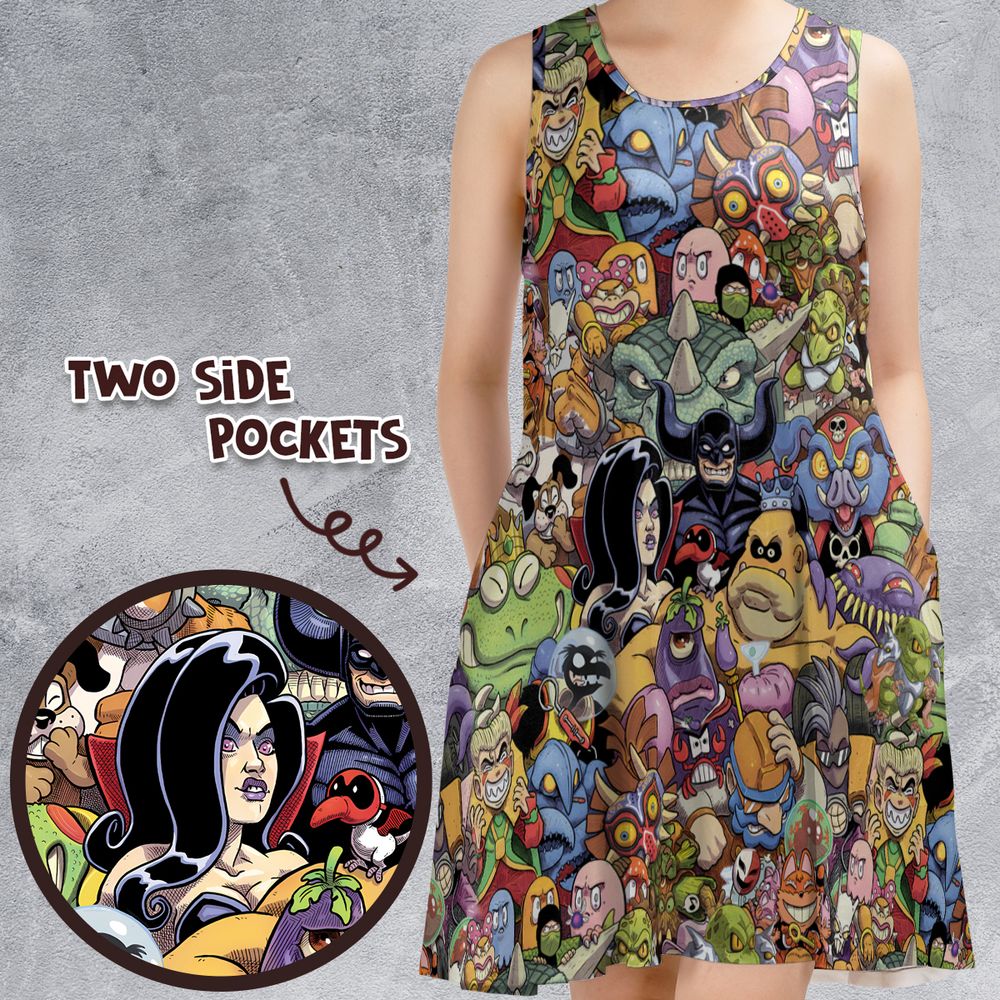 Sleeveless Dress - 5EZ1K99E -  - 1