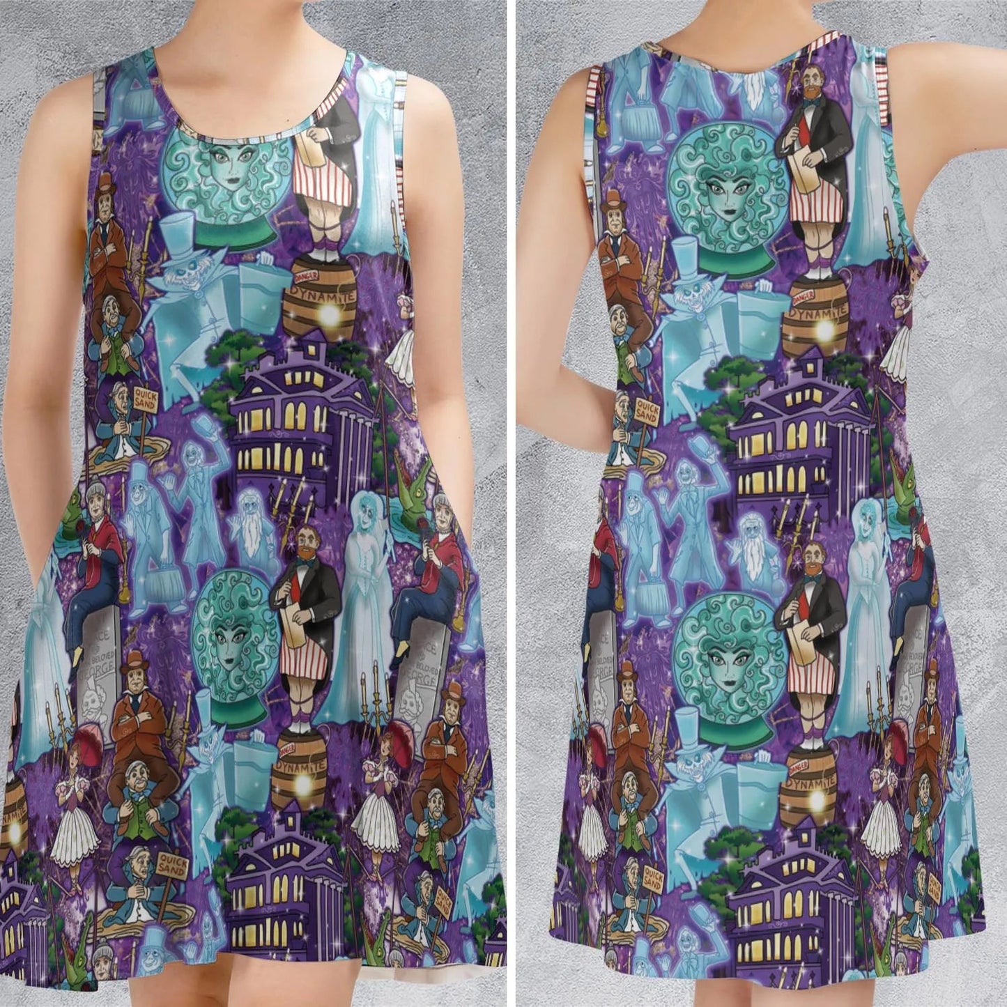 Casual Sleeveless Dress - QSHMCJNQ