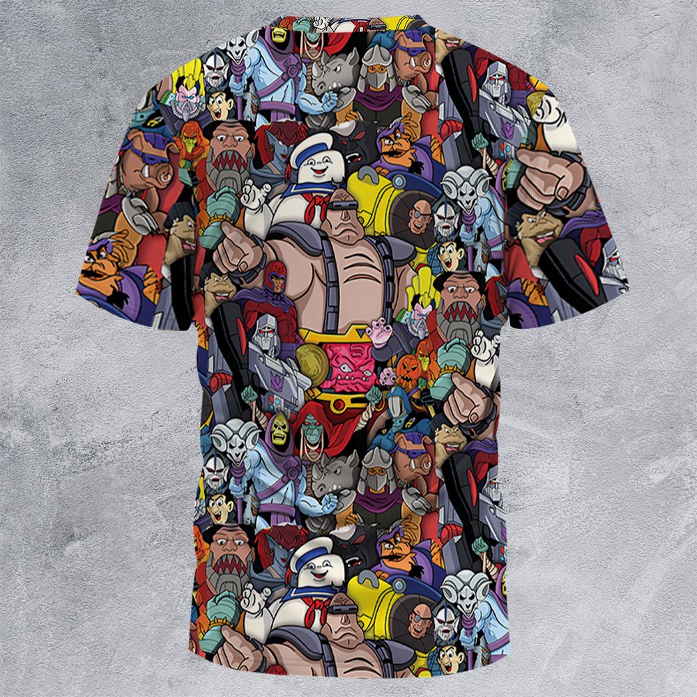 All-Over Print Unisex T-Shirt - Z6LT18F5 -  - 4