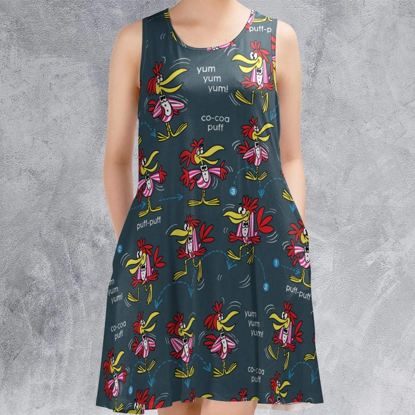 Casual Sleeveless Dress - MFD1H15J