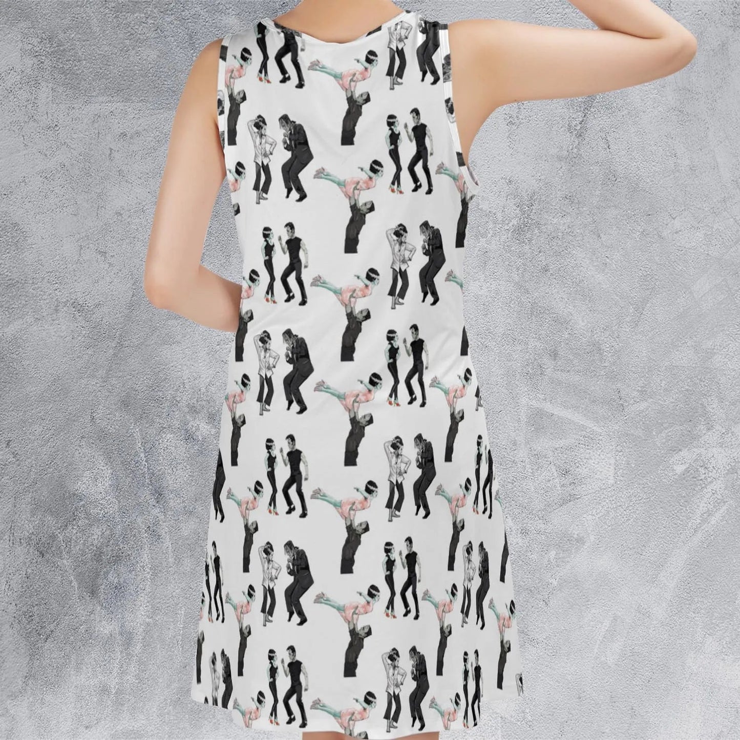 Casual Sleeveless Dress - 9DQ1DE4H