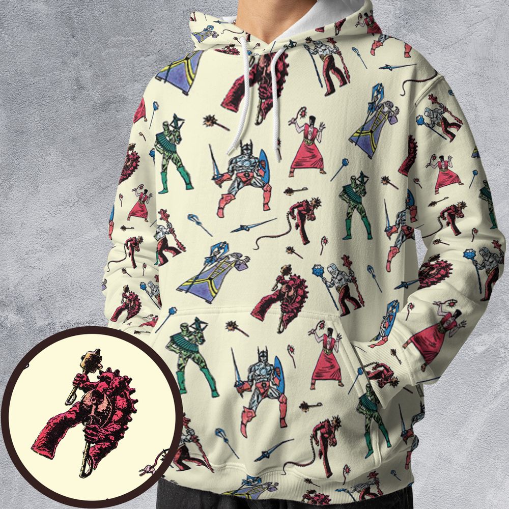 All-over Print Hoodie - EJFXQAE4 -  - 1