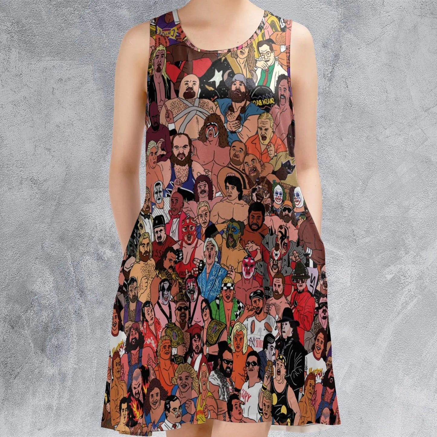 Casual Sleeveless Dress - FBEGS9PG