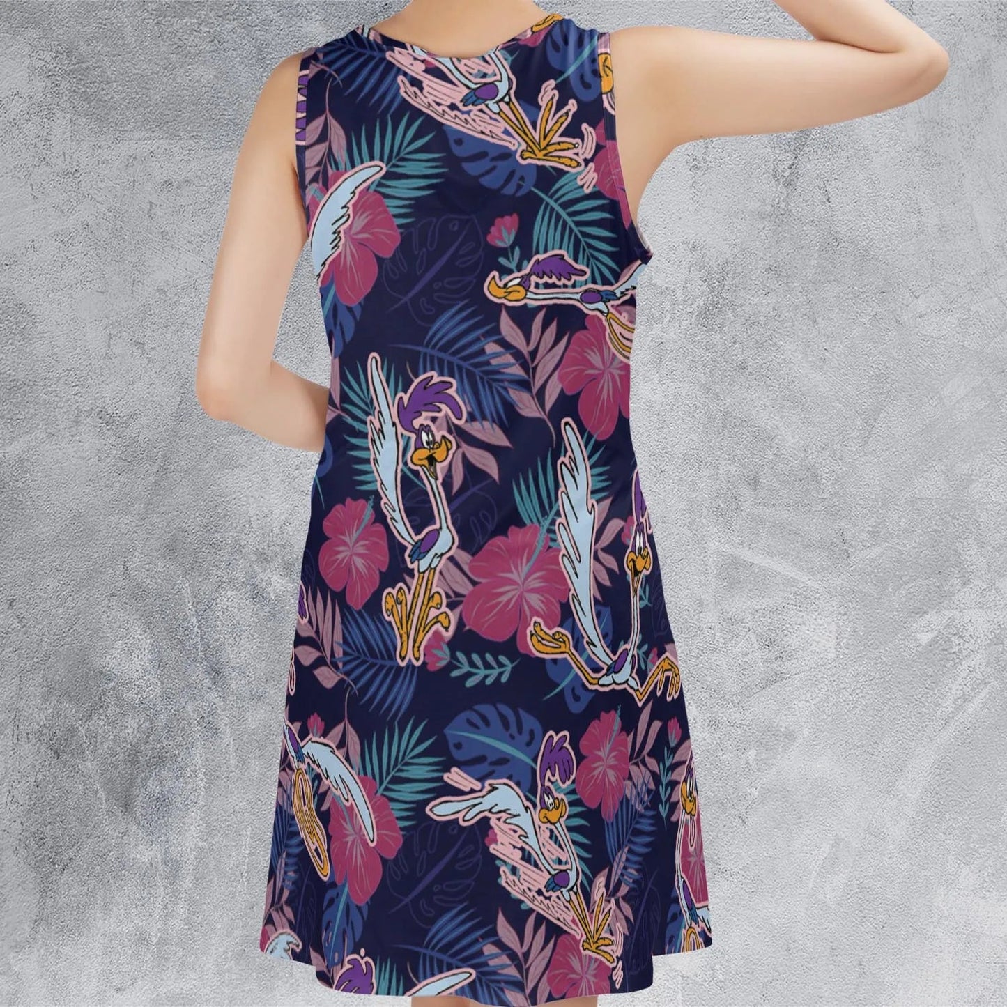 Casual Sleeveless Dress - J2BV5RWQ