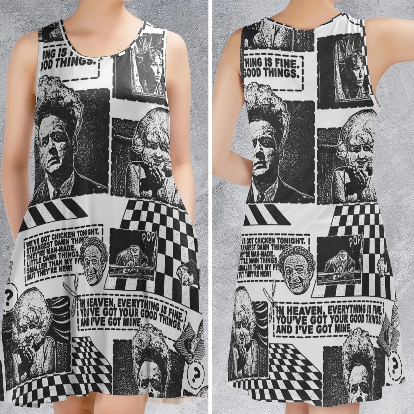 Casual Sleeveless Dress - Z2SSBRX7