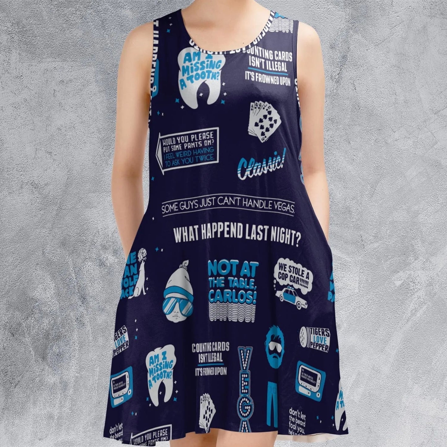 Casual Sleeveless Dress - 9ZDGWGH4