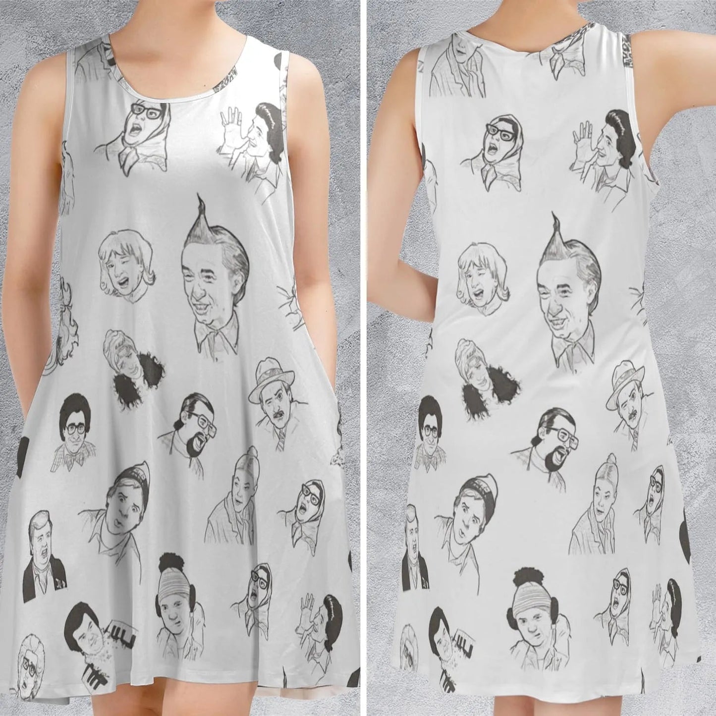 Casual Sleeveless Dress - GKRUSDV7