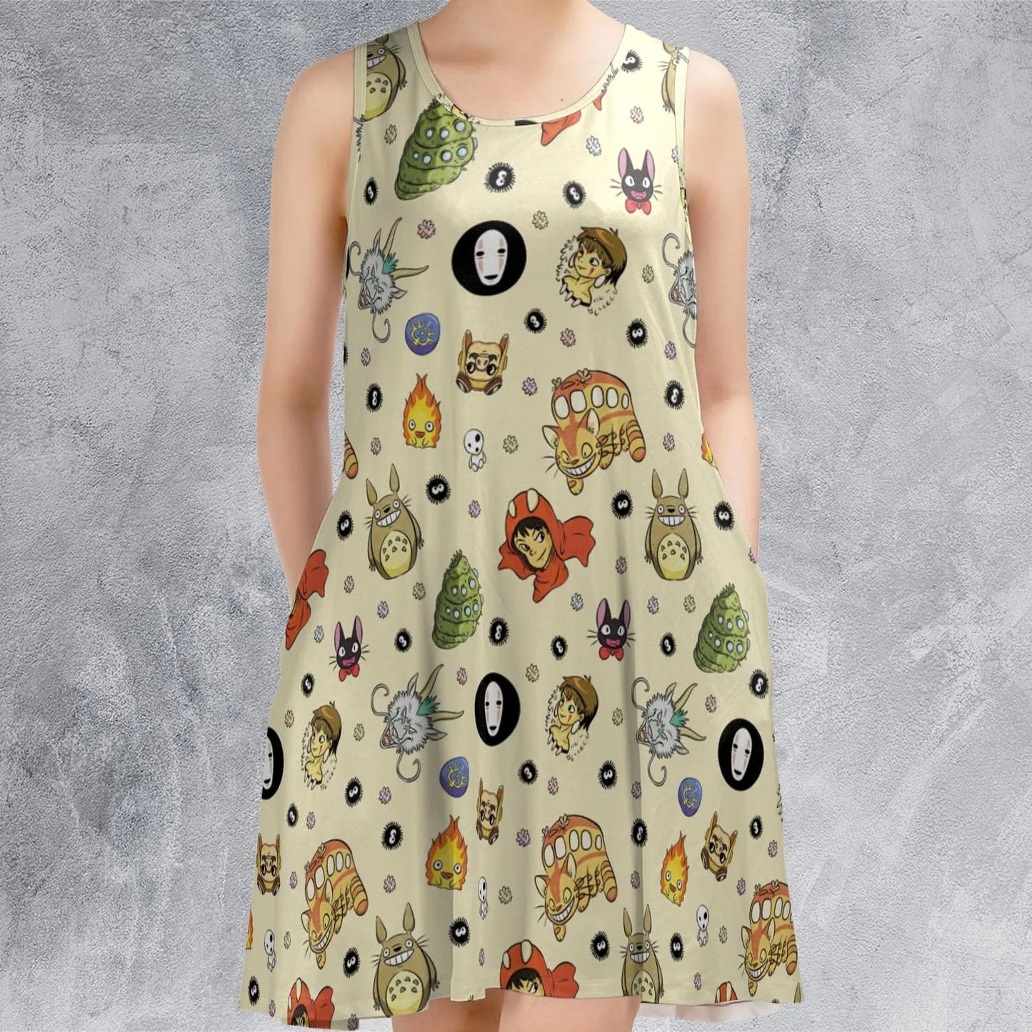 Casual Sleeveless Dress - RCJGFEKM