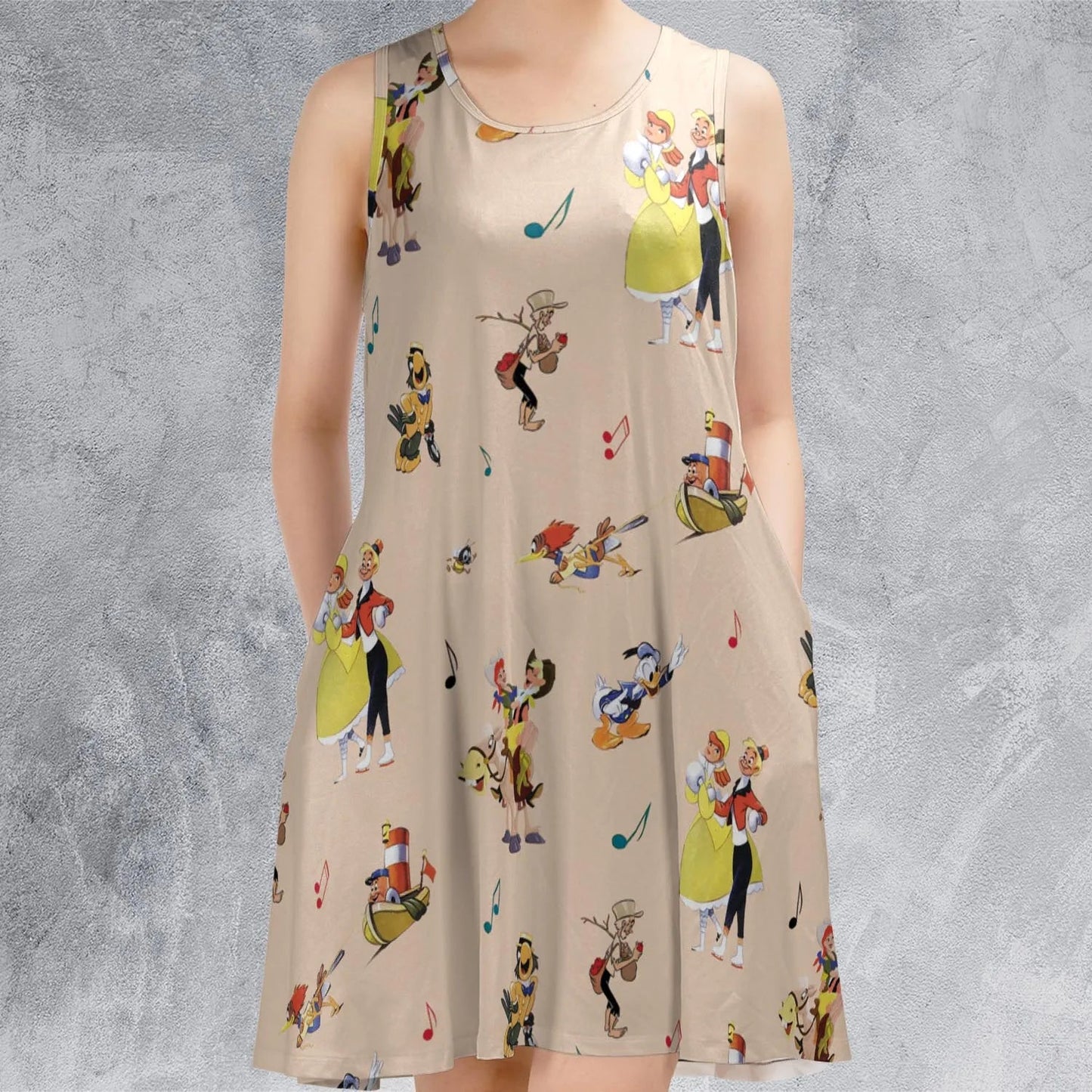Casual Sleeveless Dress - NF757DJE