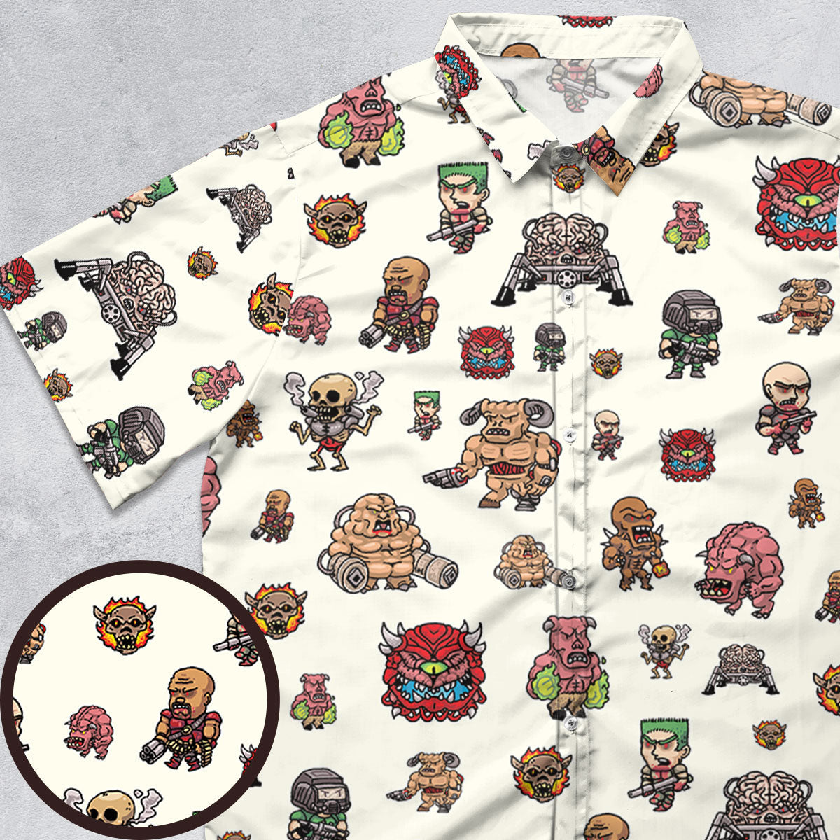 Short Sleeve Button Shirt - 5X8ZDFAR